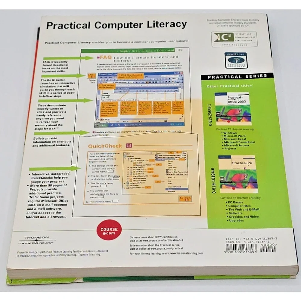Practical Computer Literacy By June Jamrich Parsons (2004)